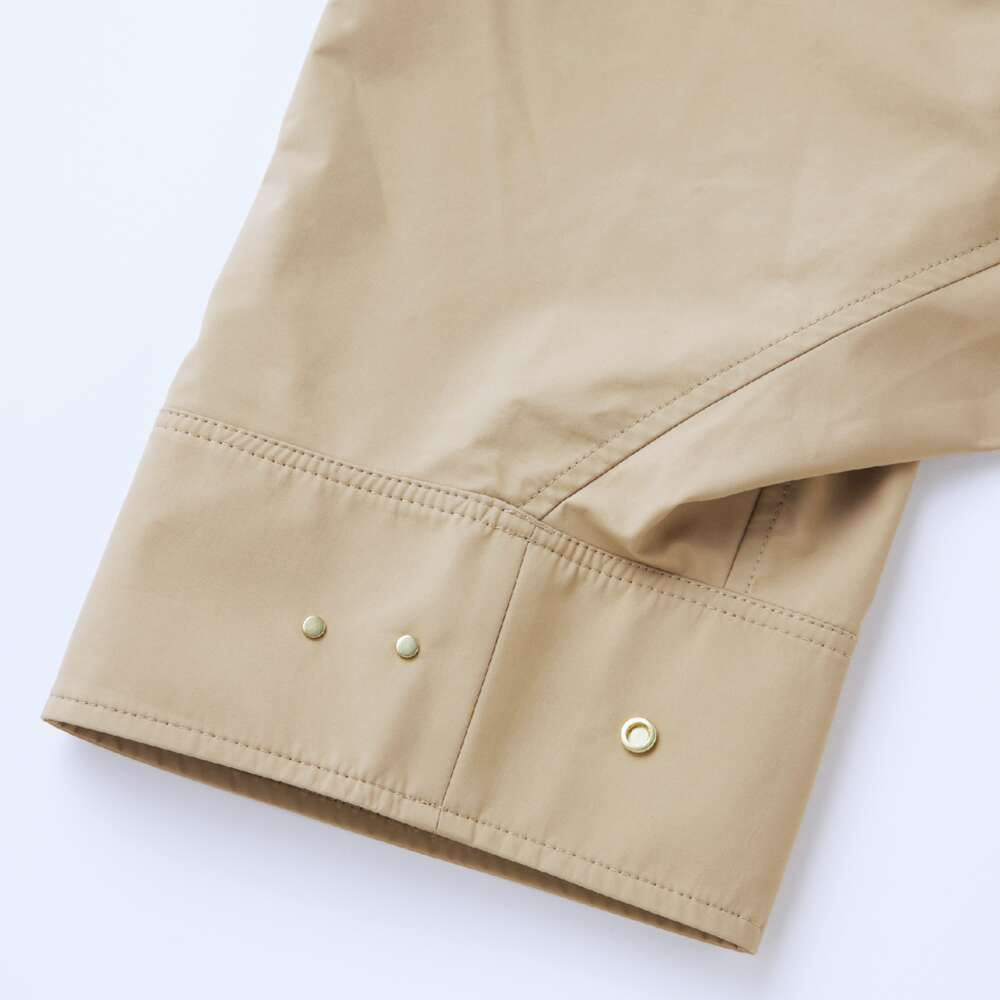 470 ガーメント/綿ナイロン/visvim/2/ドローコード/日本製/ベージュ ROPE／吸湿発熱】WINDSTOPPER ギャザーブルゾン|B2JEBS51|Go to by