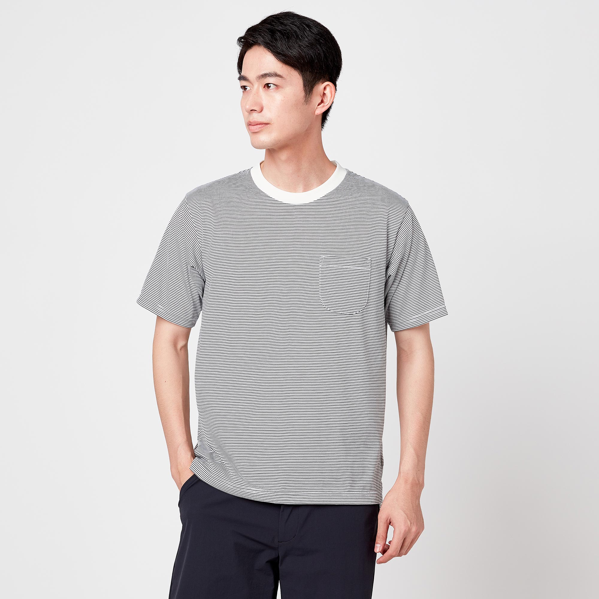 クイックドライボーダーtシャツ メンズ B2ma34 Go To By Mizuno ウォーキング ミズノ公式オンライン