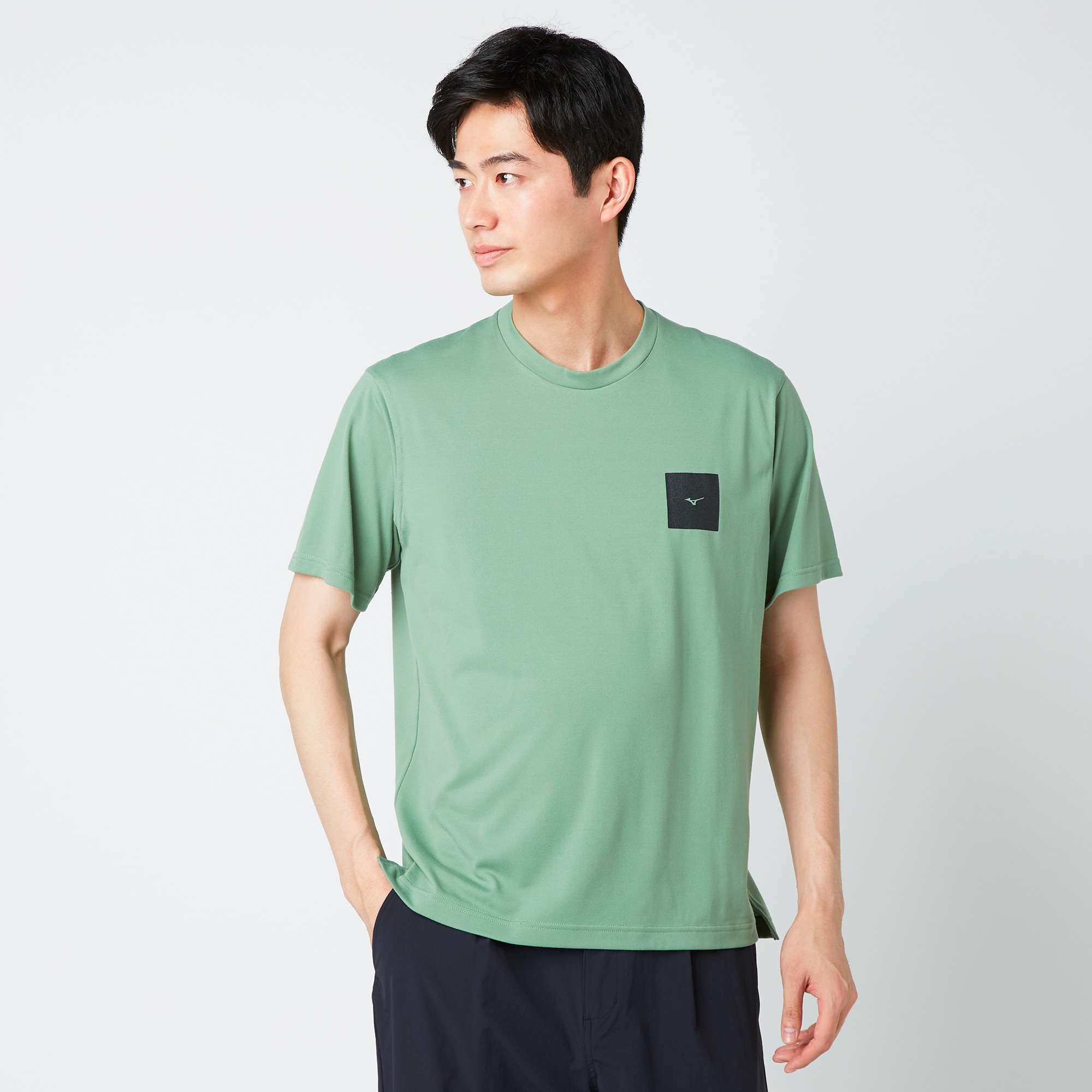 リサイクルポリエステルロゴプリントTシャツ[メンズ]|B2MAA033 