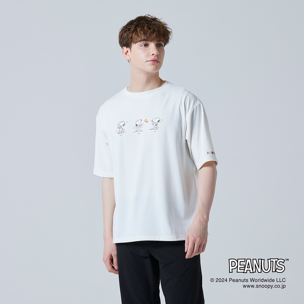 PEANUTS】リサイクルポリエステルTシャツ[ユニセックス]|B2MABY06|Go to by mizuno|ウォーキング|ミズノ公式オンライン