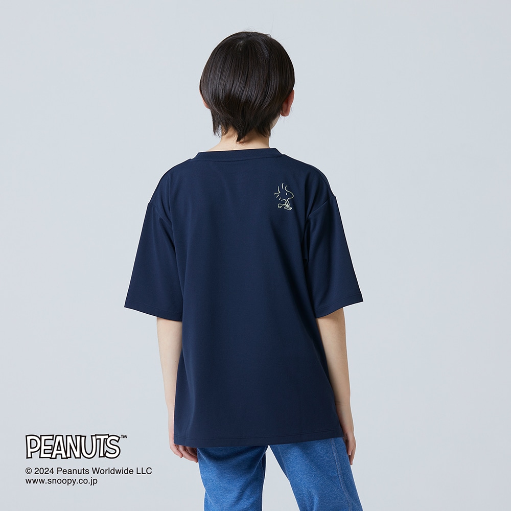 [ミズノ] PEANUTS リサイクルポリエステルTシャツ 親子コーデ スヌーピー 大人・ママ用【PEANUTS】スヌーピーＴシャツ  [品番：MTIK0010307]｜こどもの森e-shop（コドモノモリイーショップ）のキッズファッション通販｜SHOPLIST（ショップリスト） [ ミズノ] PEANUTS リサイクルポリエステルTシャツ 親子コーデ スヌーピー