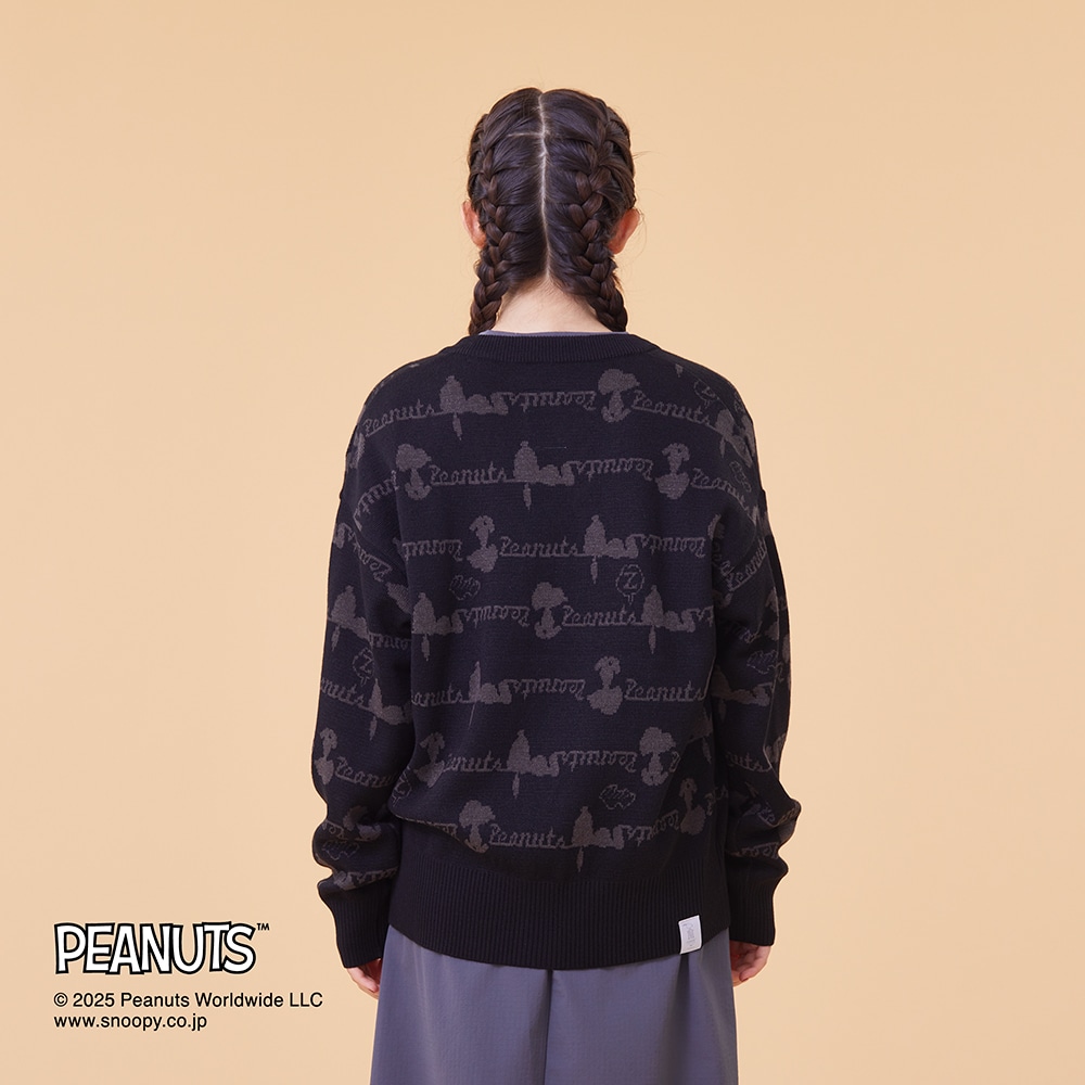 PEANUTS／吸湿発熱】ブレスサーモウール混カーディガン|B2MCCY61|Go to