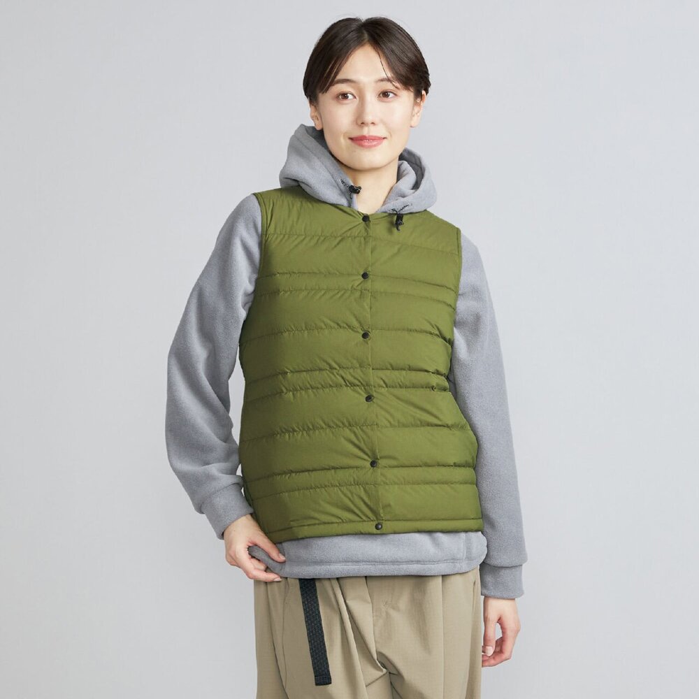 mizuiro ind ダウンベスト　ベージュ　ナチュラル mizuiro ind ダウンベスト ベージュ ナチュラル mizuiro ind