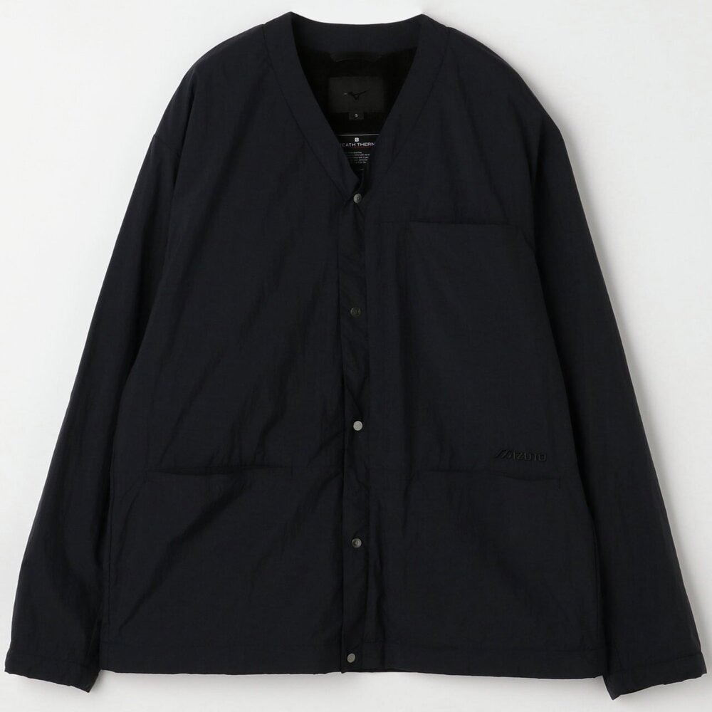 吸湿発熱】ブレスサーモ サーマルメッシュノーカラージャケット