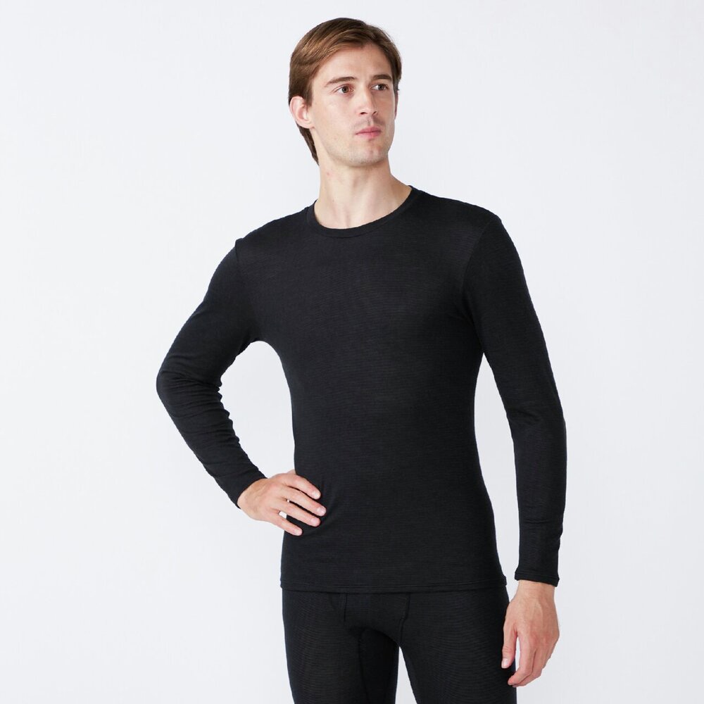 吸湿発熱】ミズノプレミアホットインナー メリノウール×ブレスサーモ