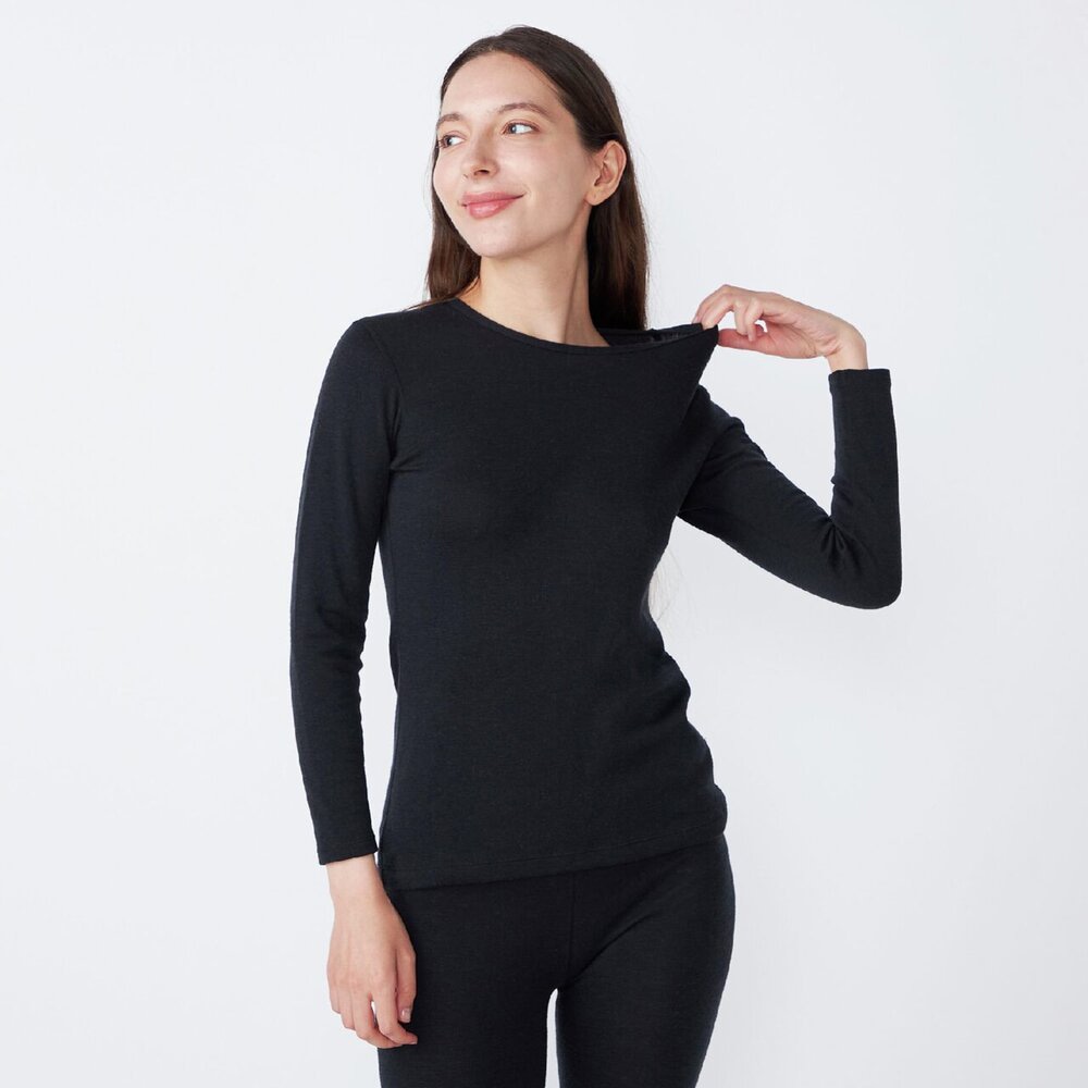 吸湿発熱】ミズノプレミアホットインナー メリノウール×ブレスサーモ