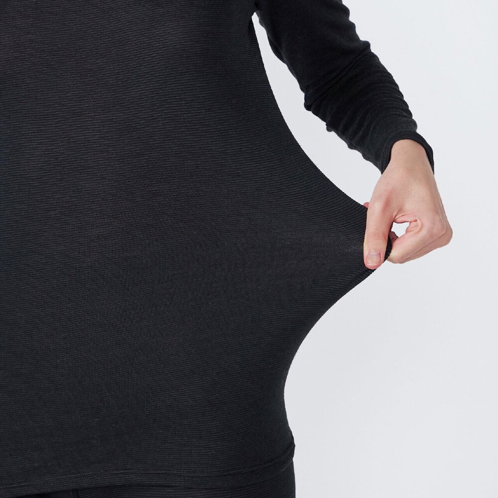 吸湿発熱】ミズノプレミアホットインナー メリノウール×ブレスサーモ