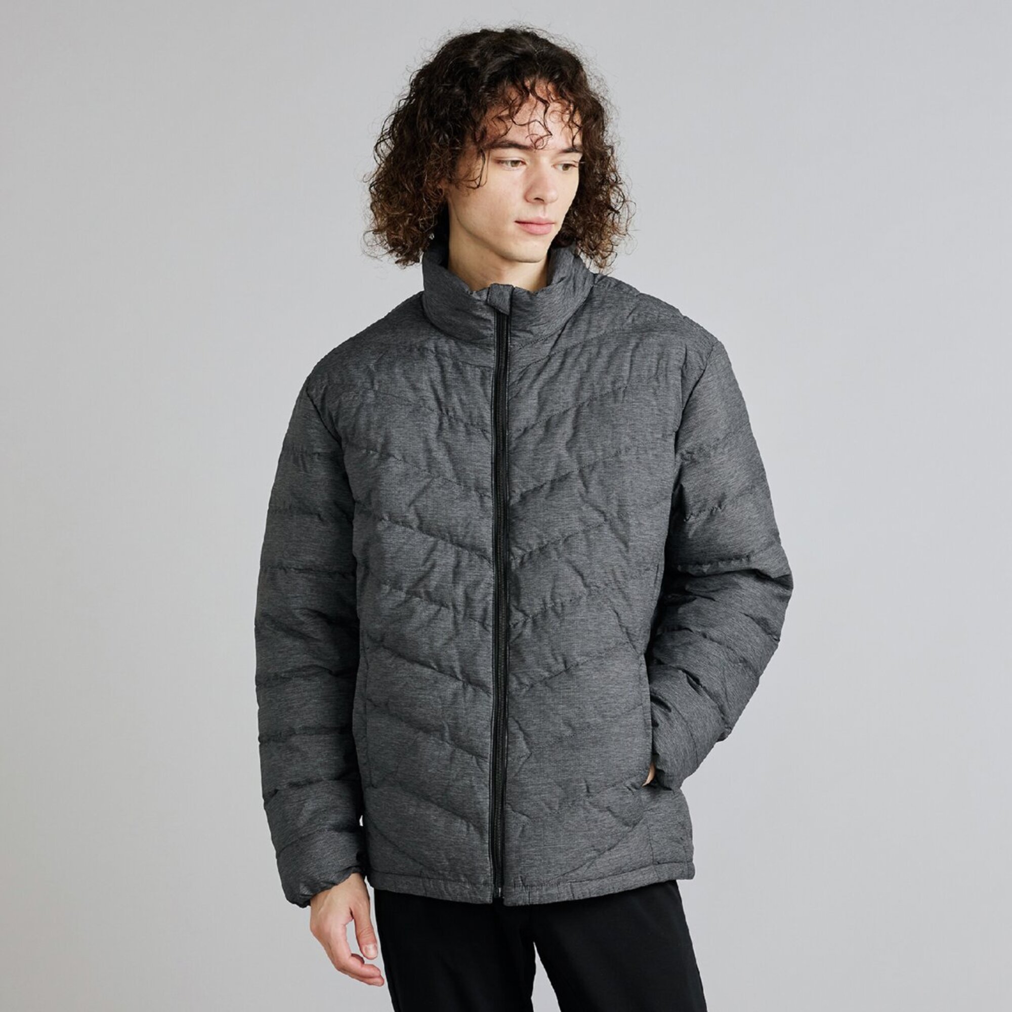 最終価格　MIZUNOストレッチ中綿ブレスサ－モジャケット　グレー　/Ｌサイズ MIZUNO（ミズノ） 中綿ジャケット アウター テックフィル ブレスサーモ