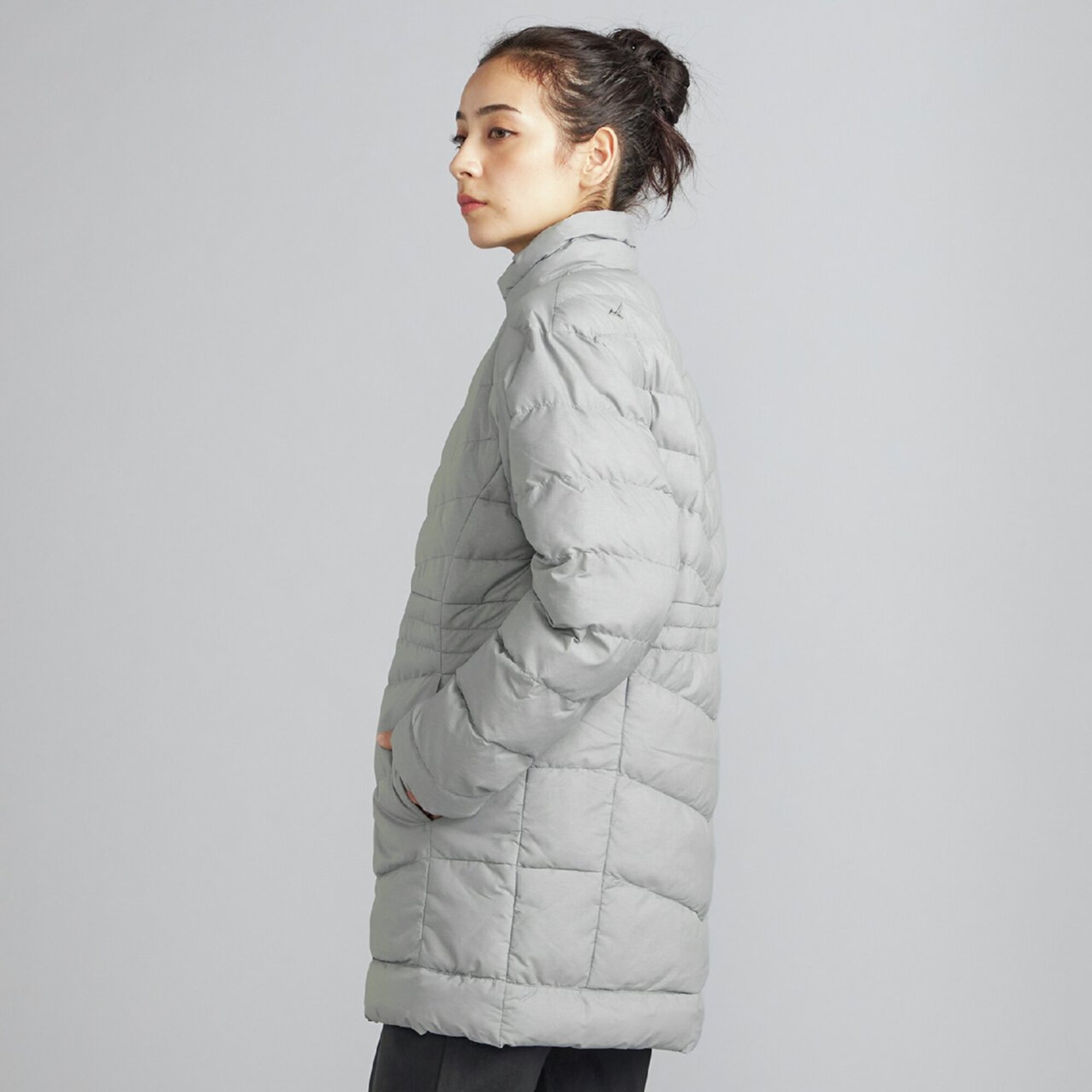 吸湿発熱】ブレスサーモリフレクションギア中綿ハーフコート|C2JEC701