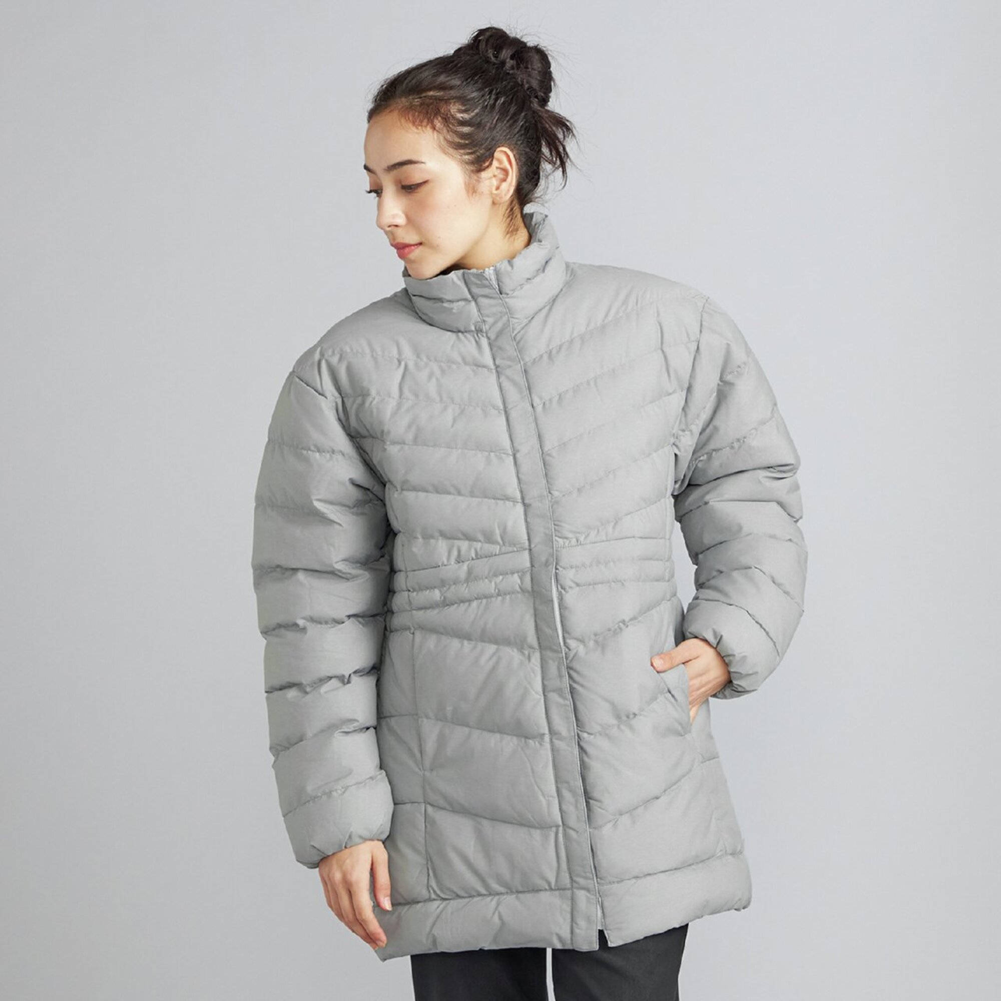 吸湿発熱】ブレスサーモリフレクションギア中綿ハーフコート|C2JEC701