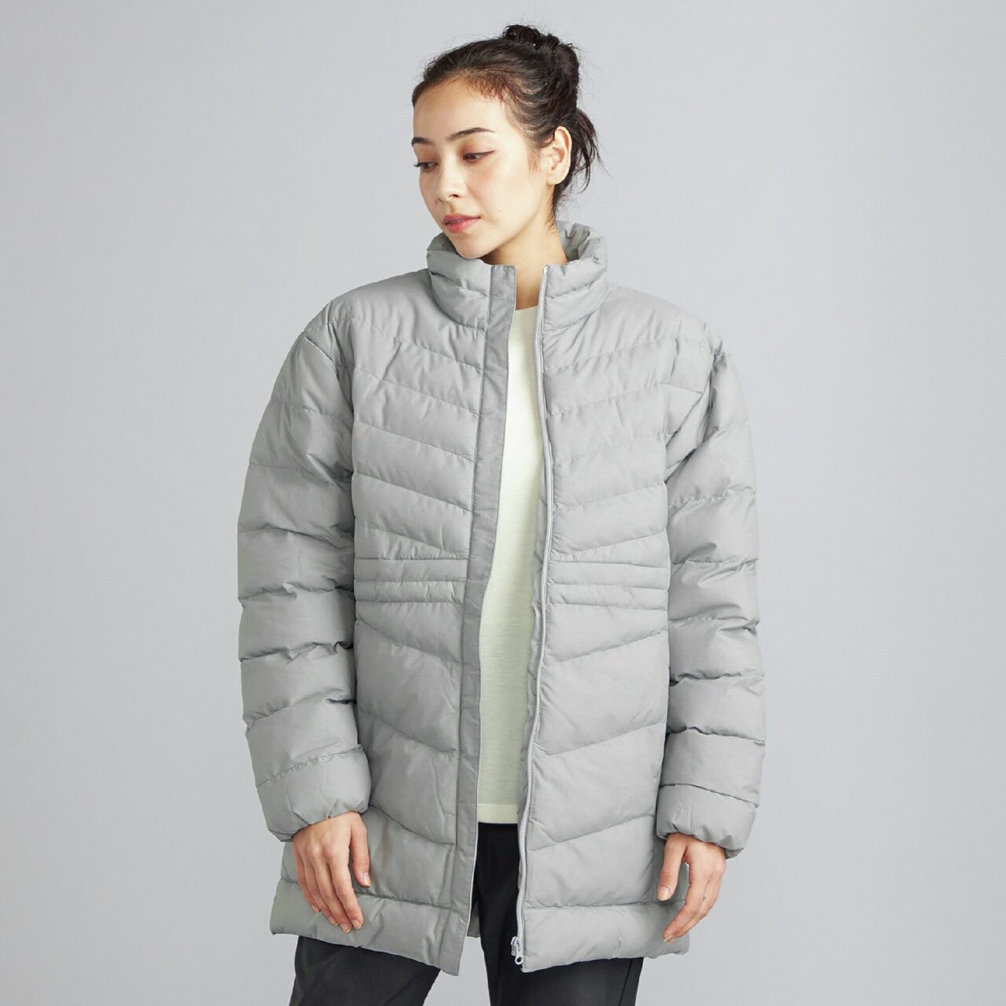 吸湿発熱】ブレスサーモリフレクションギア中綿ハーフコート|C2JEC701