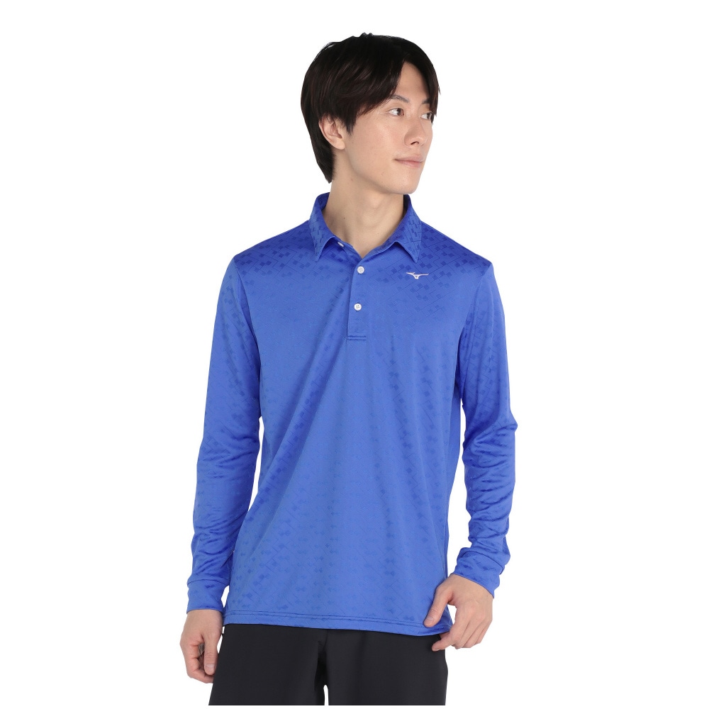 ジャガードシャツ|E2JAB570|長袖シャツ|ゴルフウエア|ミズノ公式オンライン