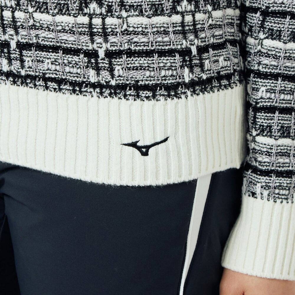 吸湿発熱】ブレスサーモツイードハイネックセーター|E2JCC721