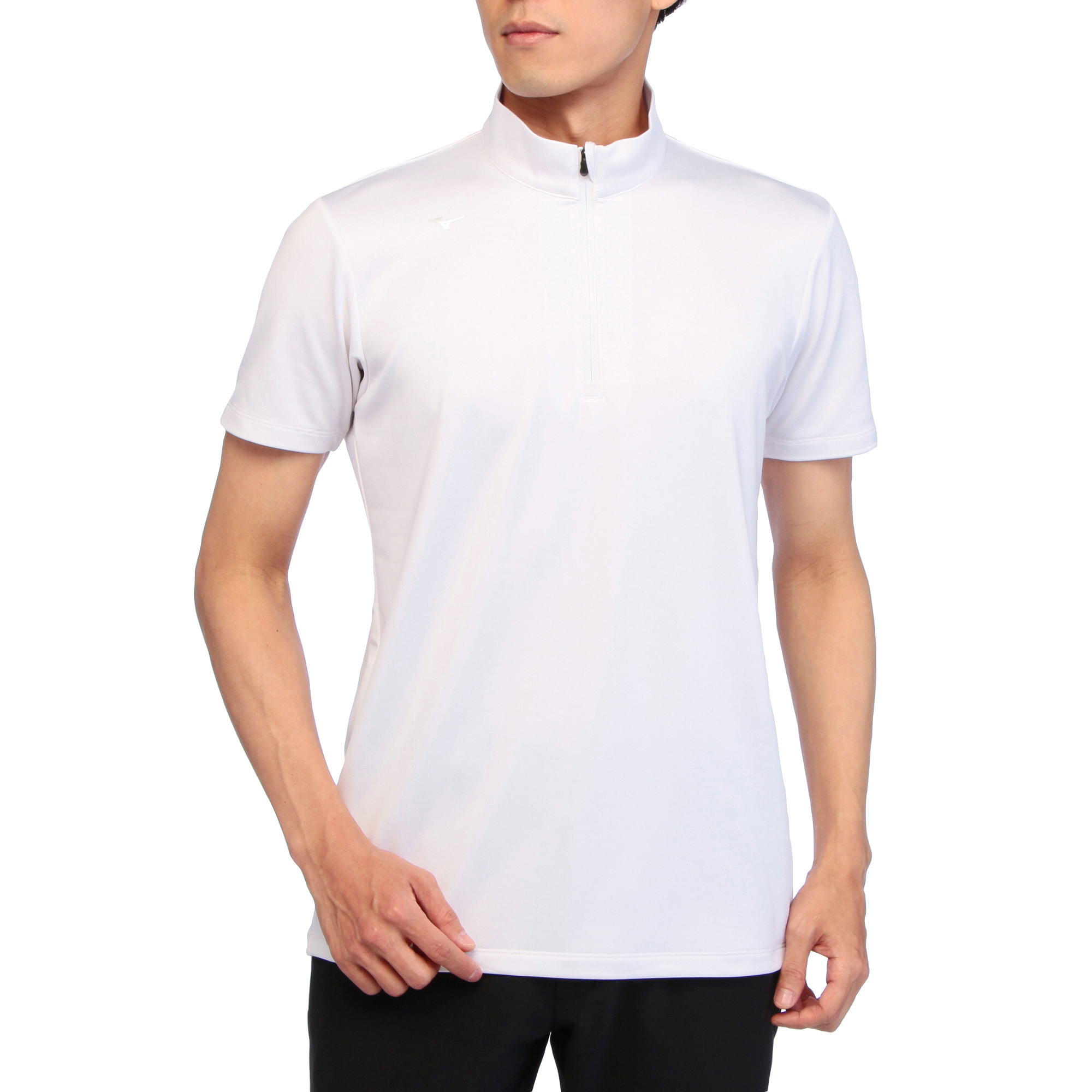 裏微起毛半袖ジップアップシャツ[メンズ]|E2MA2501|半袖シャツ|ゴルフ