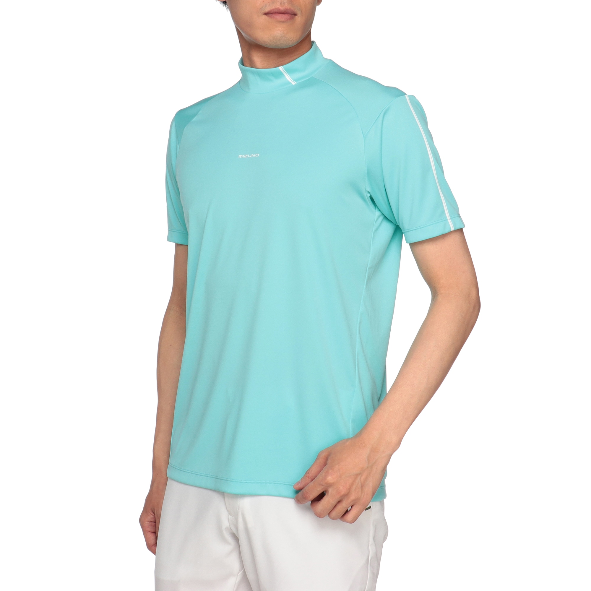スムース半袖モックネックシャツ[メンズ]|E2MAA008|半袖シャツ|ゴルフ