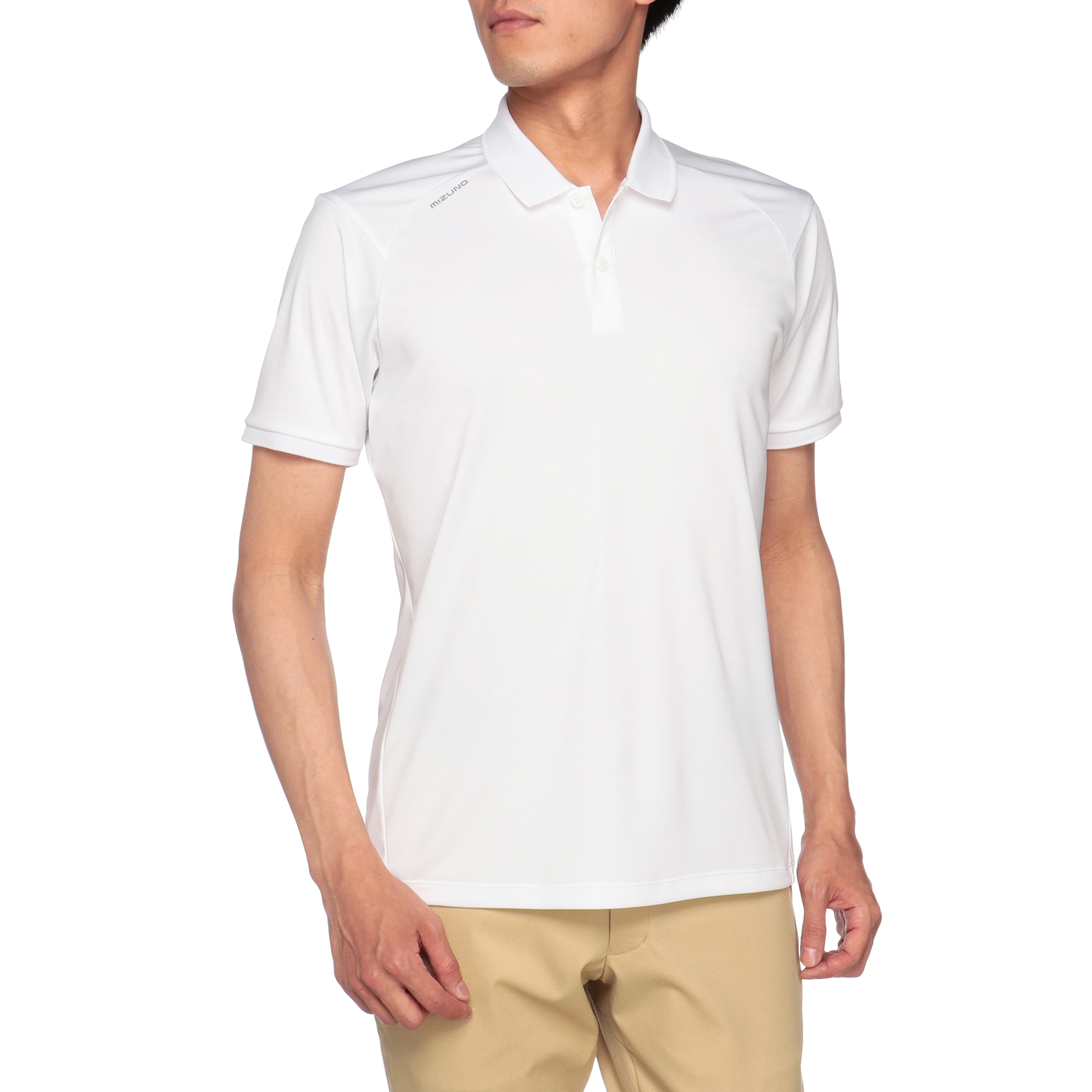 スムース半袖リブ衿シャツ[メンズ]|E2MAA009|半袖シャツ|ゴルフウエア