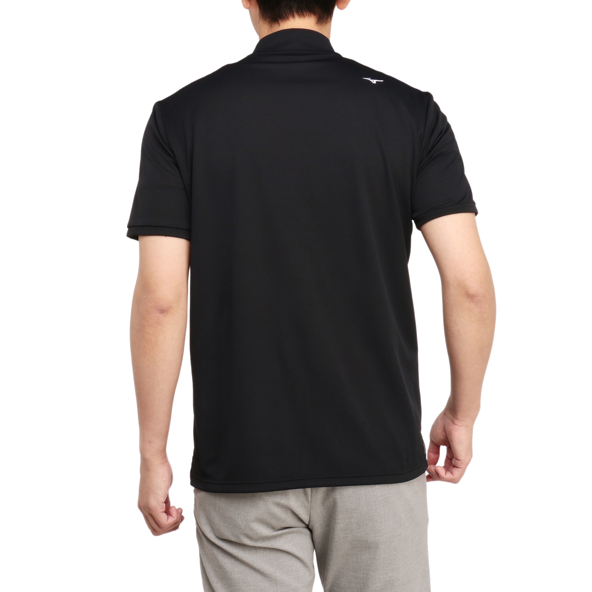 ストレッチ半袖モックネックシャツ[メンズ]|E2MAA014|半袖シャツ 