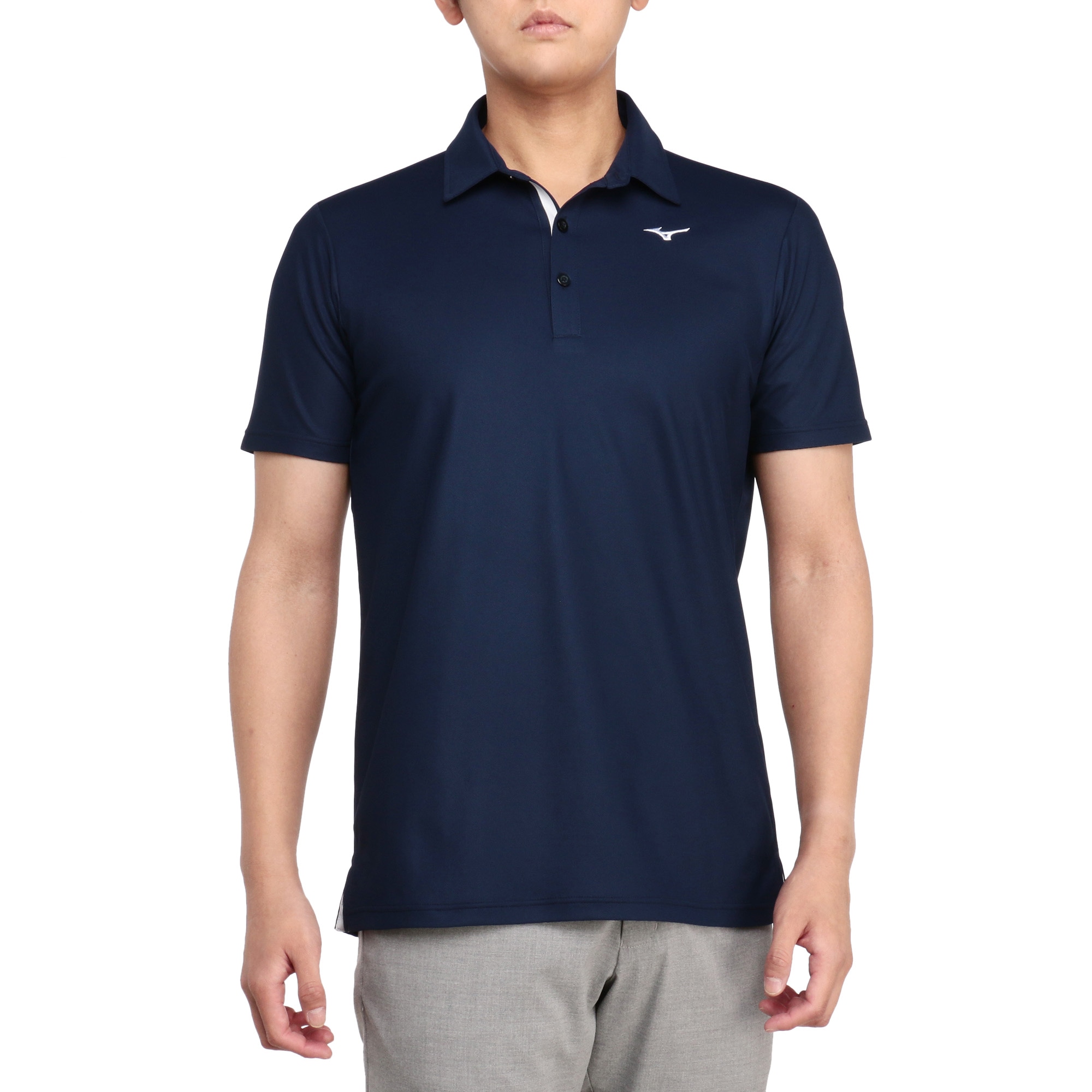 ベーシック半袖共衿シャツ[メンズ]|E2MAAA01|半袖シャツ|ゴルフウエア|ミズノ公式オンライン