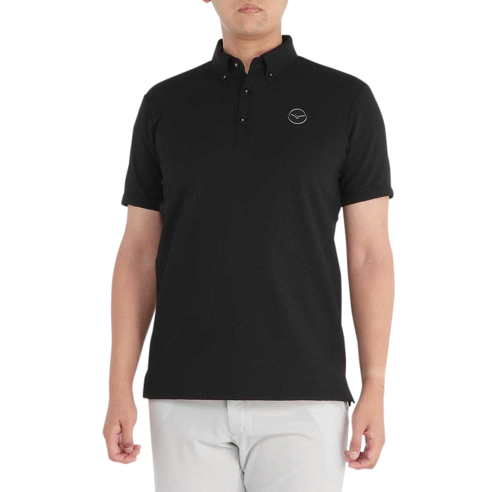 ギンガムチェックボタンダウンシャツ[メンズ]|E2MAB022|半袖シャツ|ゴルフウエア|ミズノ公式オンライン