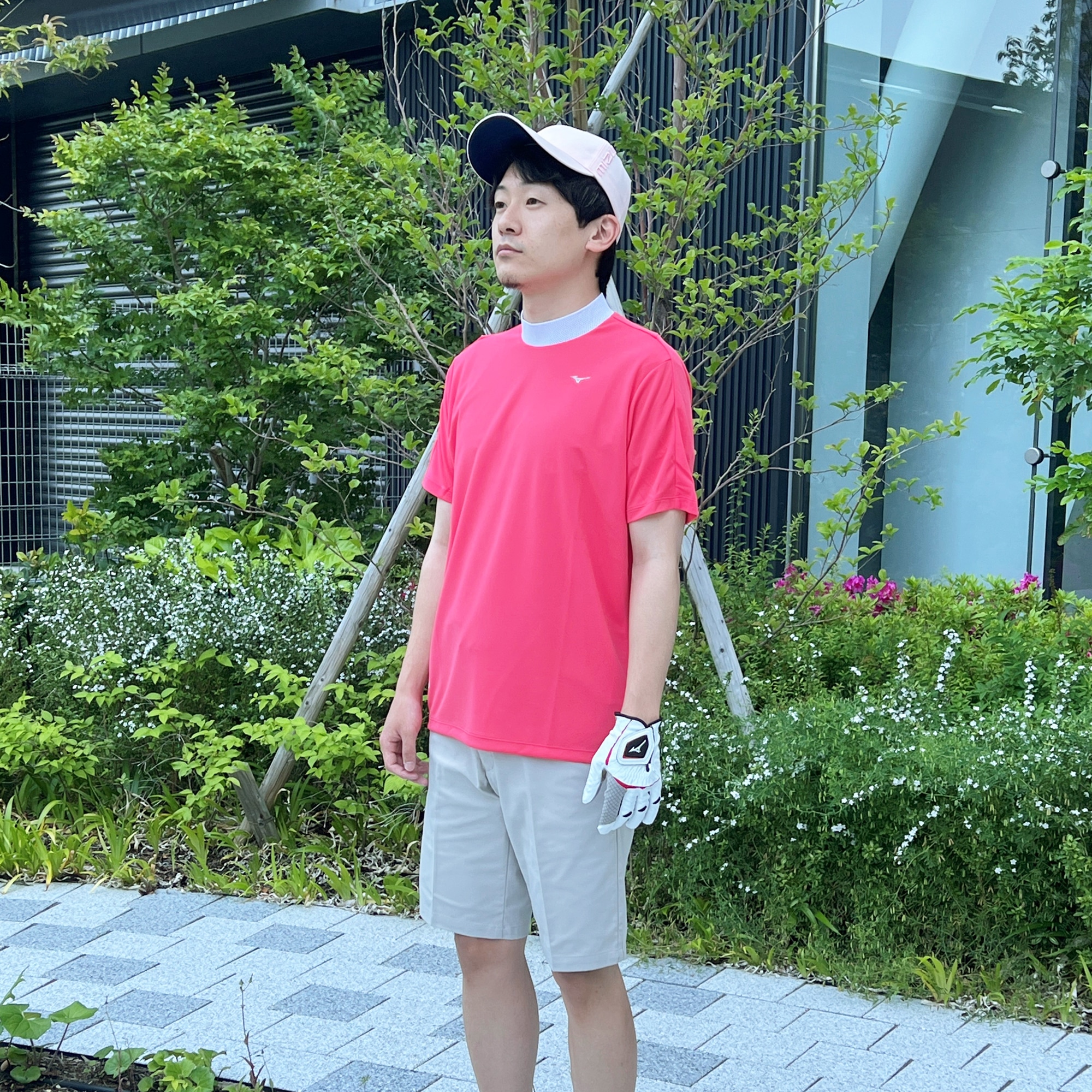 MIZUNO - 【新品】[ミズノ]ゴルフウェア アイスタッチインタークール半袖モックネックシャツ 接触冷感】アイスタッチモックネックシャツ|E2MAB016|半袖シャツ