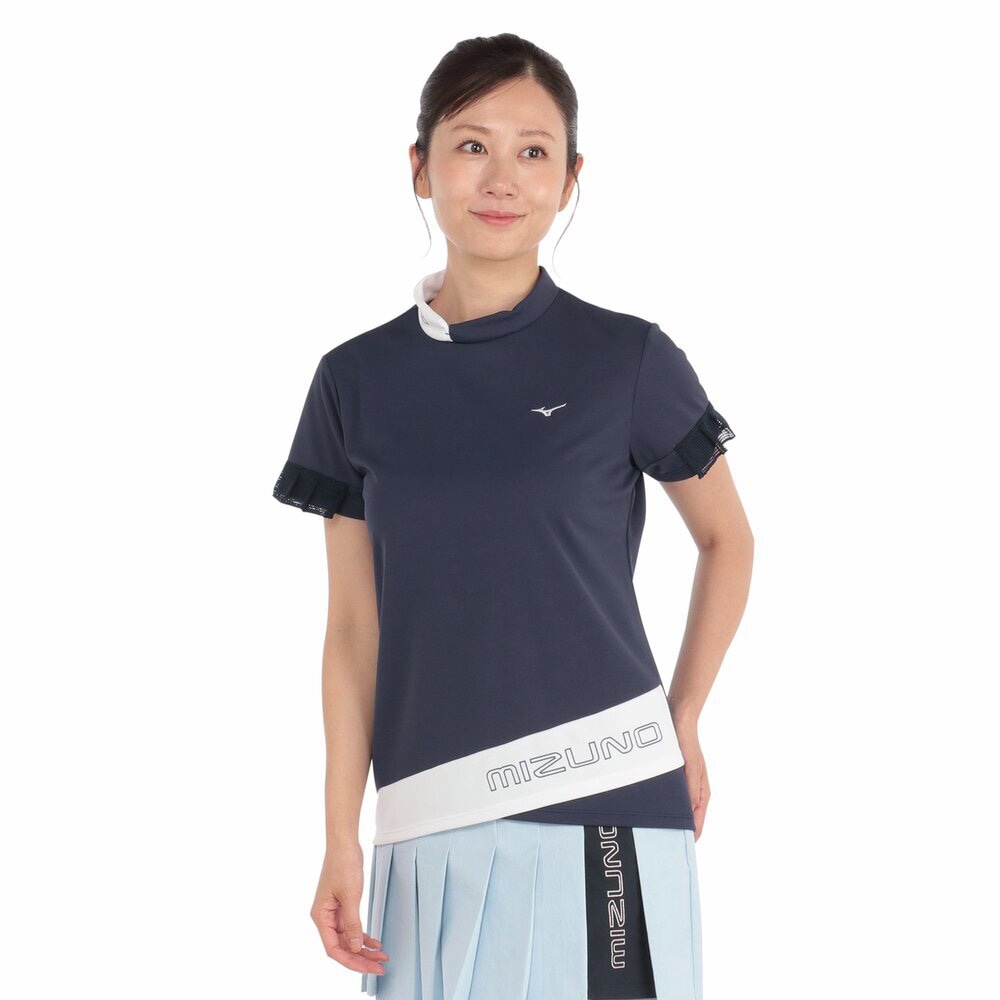MIZUNO - 【新品】[ミズノ]ゴルフウェア アイスタッチインタークール半袖モックネックシャツ Amazon.co.jp: [ミズノ] ゴルフウェア アイスタッチインター