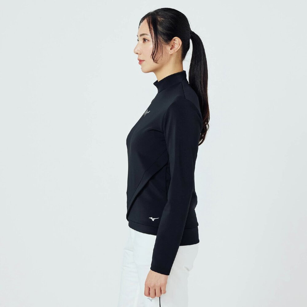 アシンメトリーハイネックシャツ|E2MAC734|長袖シャツ|ゴルフウエア