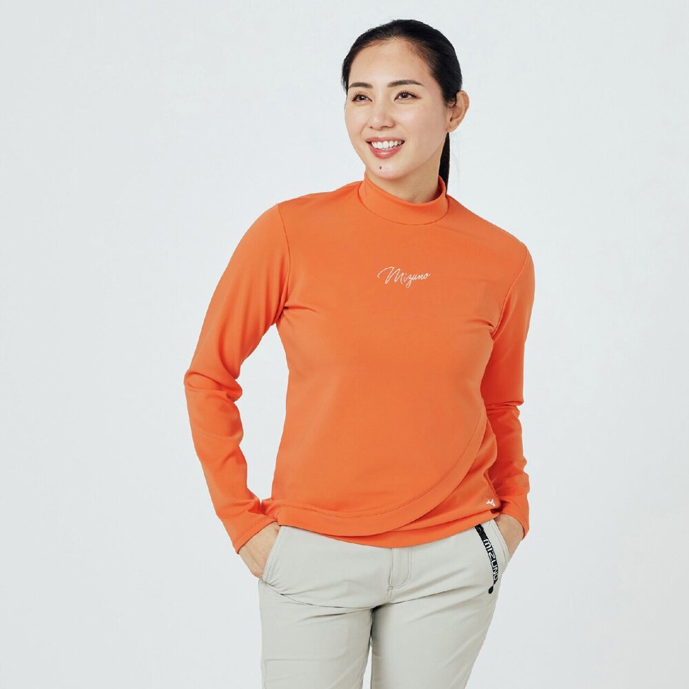 アシンメトリーハイネックシャツ|E2MAC734|長袖シャツ|ゴルフウエア