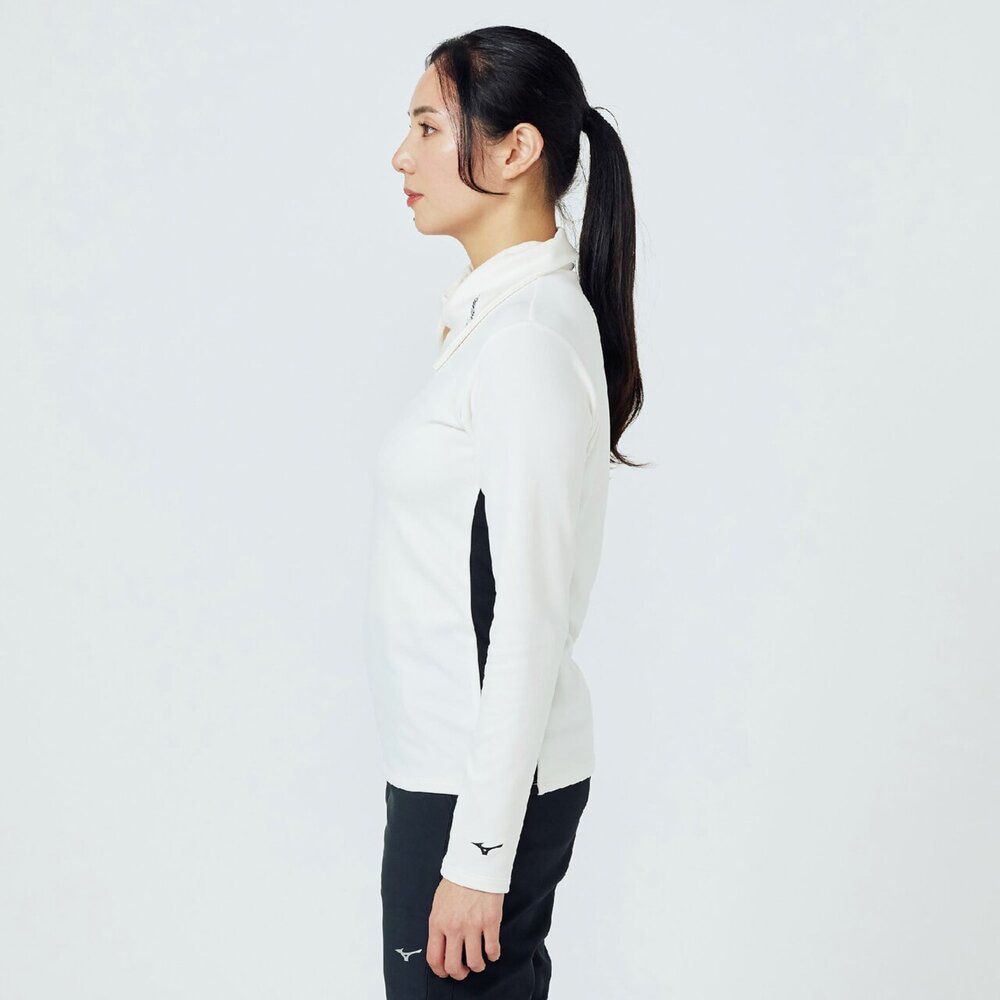 吸湿発熱】ブレスサーモタートルカラーネックシャツ|E2MAC735|長袖