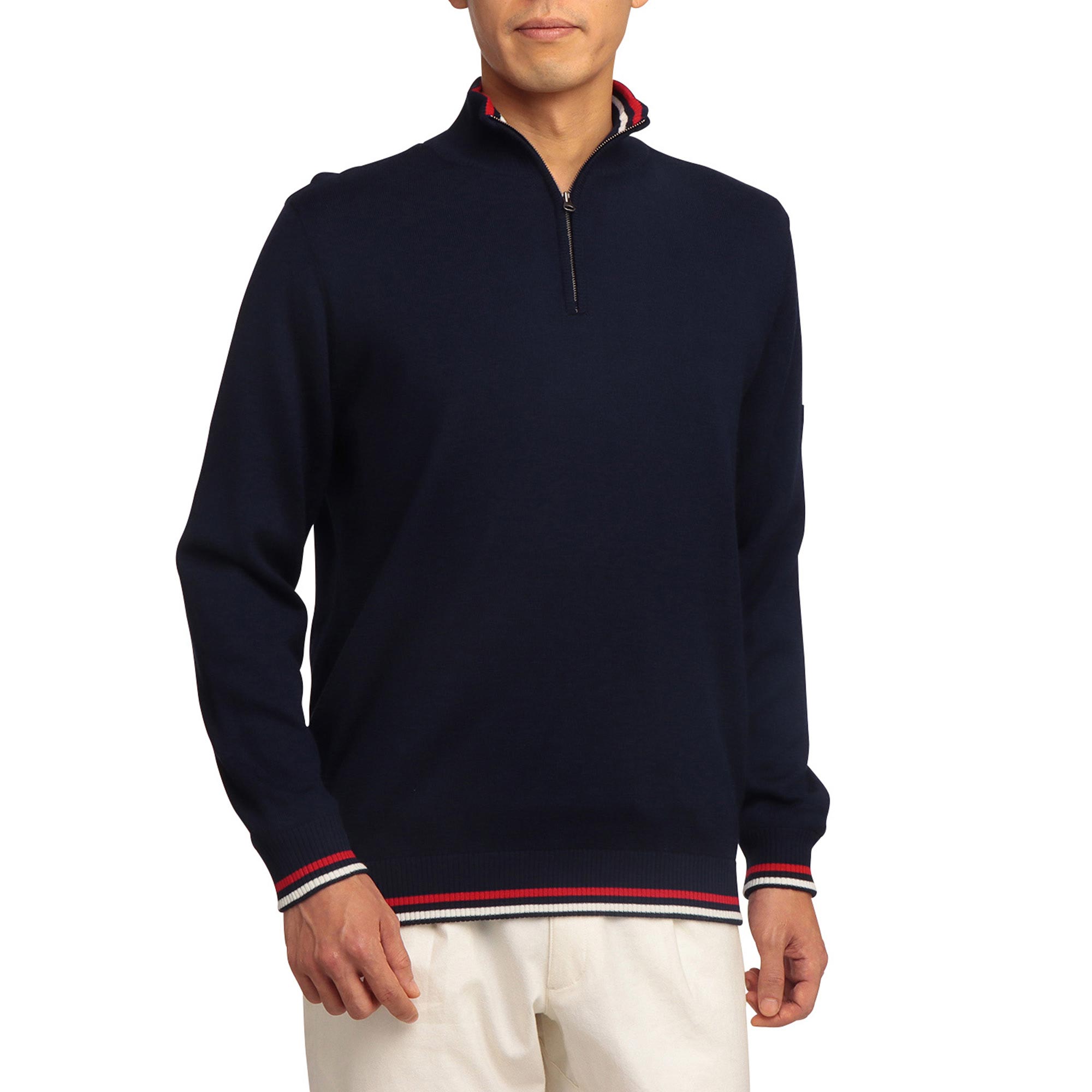 ハーフジップアップセーター[メンズ]|E2MC1525|セーター|ゴルフウエア