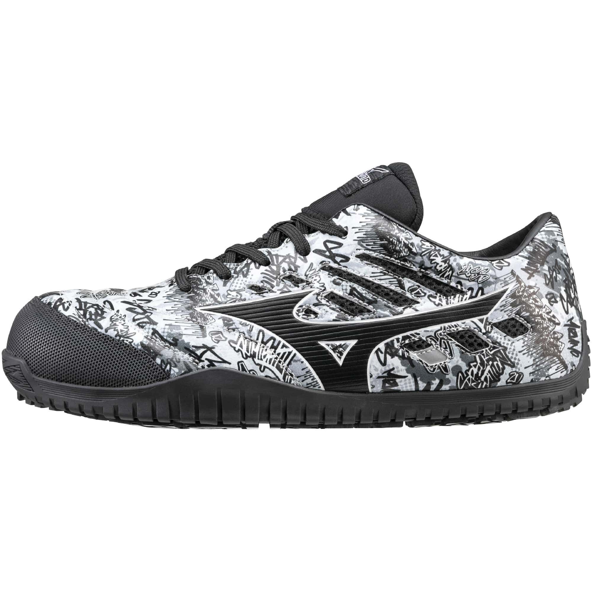 Mizuno オールマイティTD11L安全靴 ブラック/イエロー 合格品