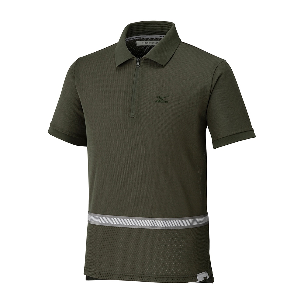 タグ付き白黒 ポロシャツ ポロシャツ Front Zip Polo Shirt S/S メンズ : ZOZOTOWN Yahoo