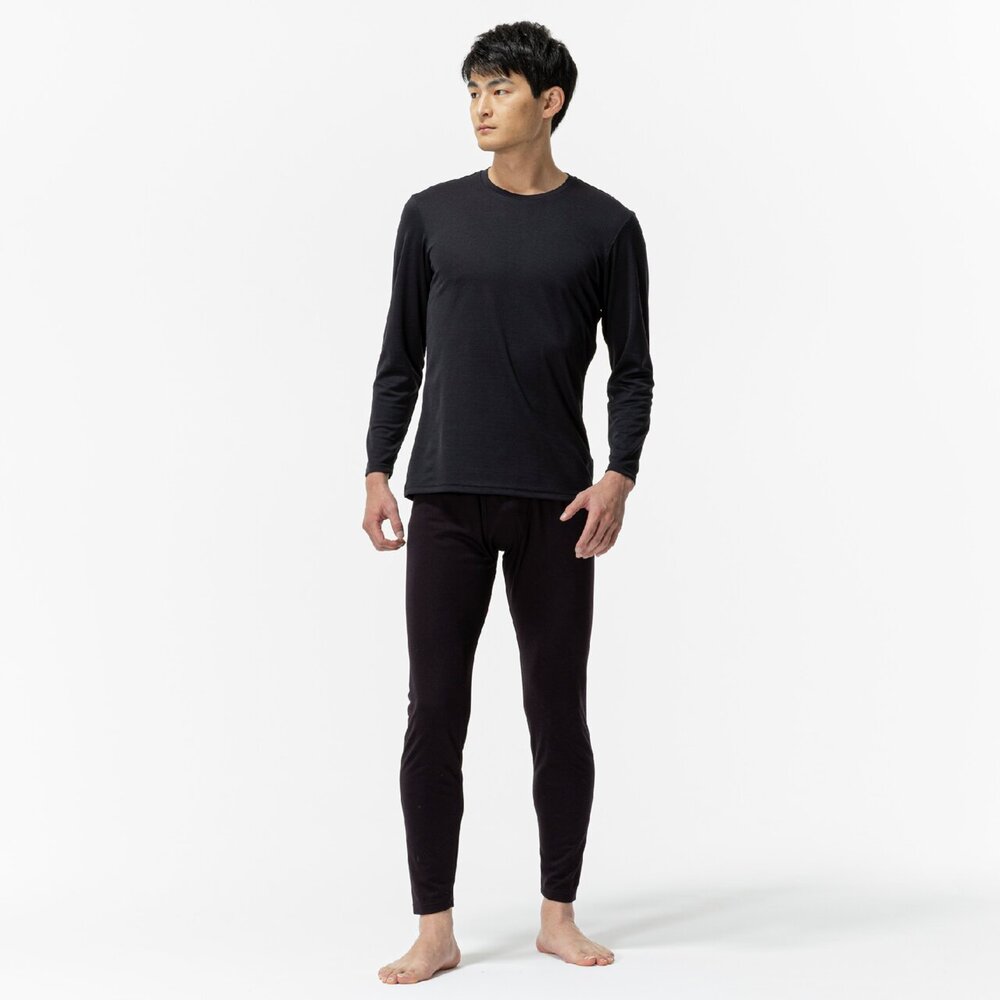 吸湿発熱】ブレスサーモアンダーシャツ(制電／長袖／ワーキング