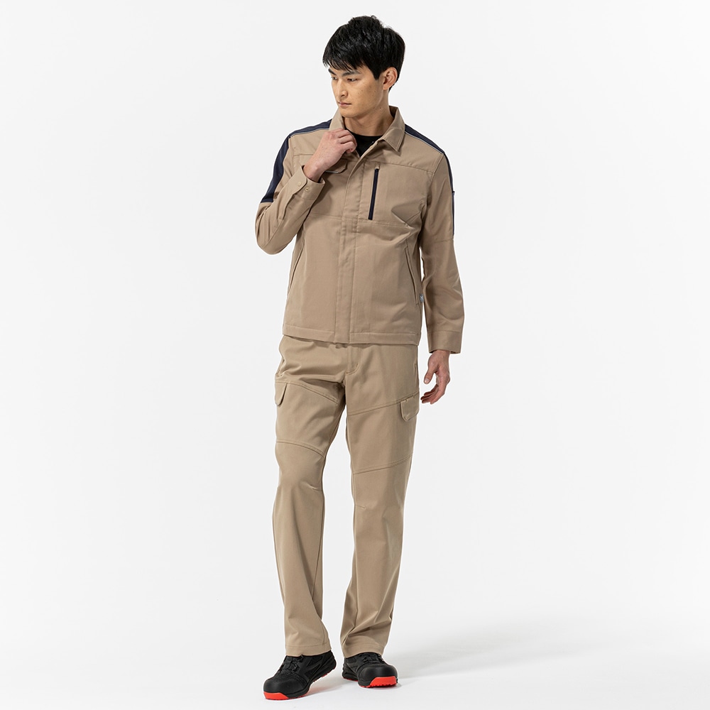 ワークジャケット ストレッチ(ネーム刺繍対応／制電)|F2JE1581_s