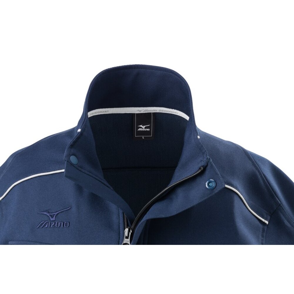 VS WOVEN JACKET ネイビー XL 極美品 ワークジャケット ストレッチ(大きいサイズ／ネーム刺繍対応／制電