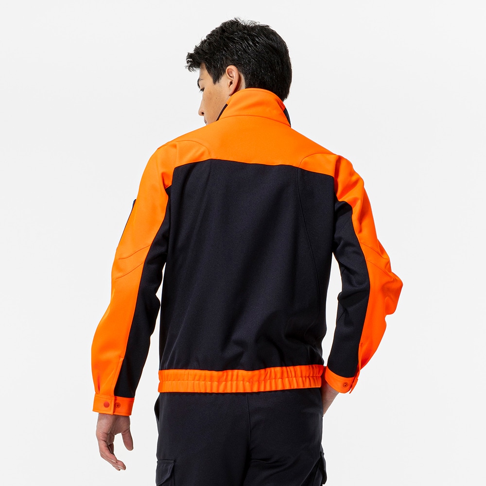 ワークジャケット ストレッチ(大きいサイズ／制電／エコ素材