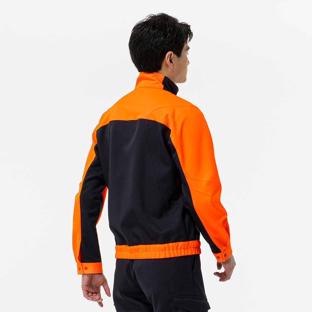 ワークジャケット ストレッチ(大きいサイズ／制電／エコ素材