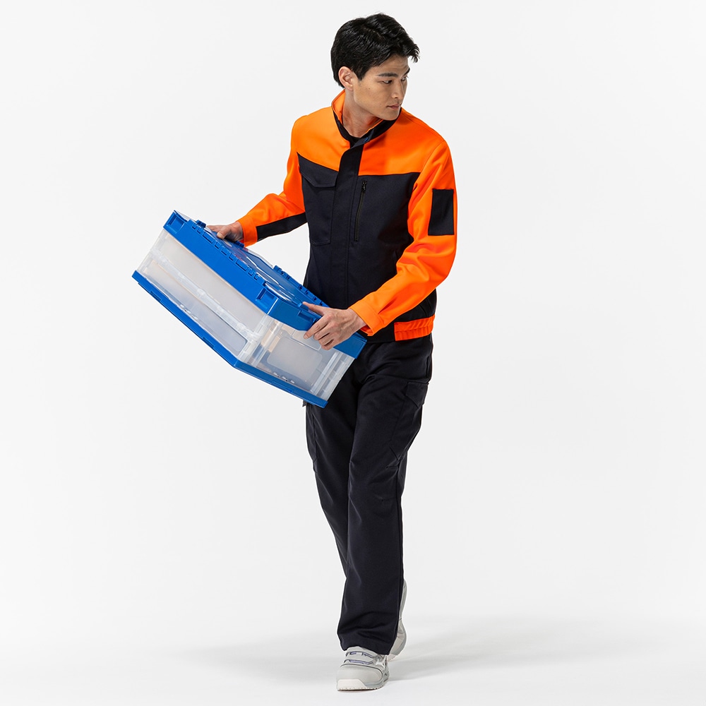 ワークジャケット ストレッチ(大きいサイズ／制電／エコ素材