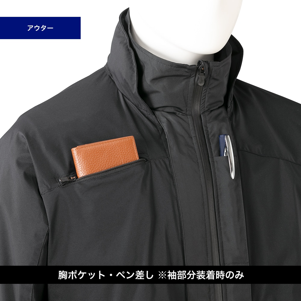 ミズノ公式オンライン限定／吸湿発熱】ブレスサーモ8WAYブルゾン