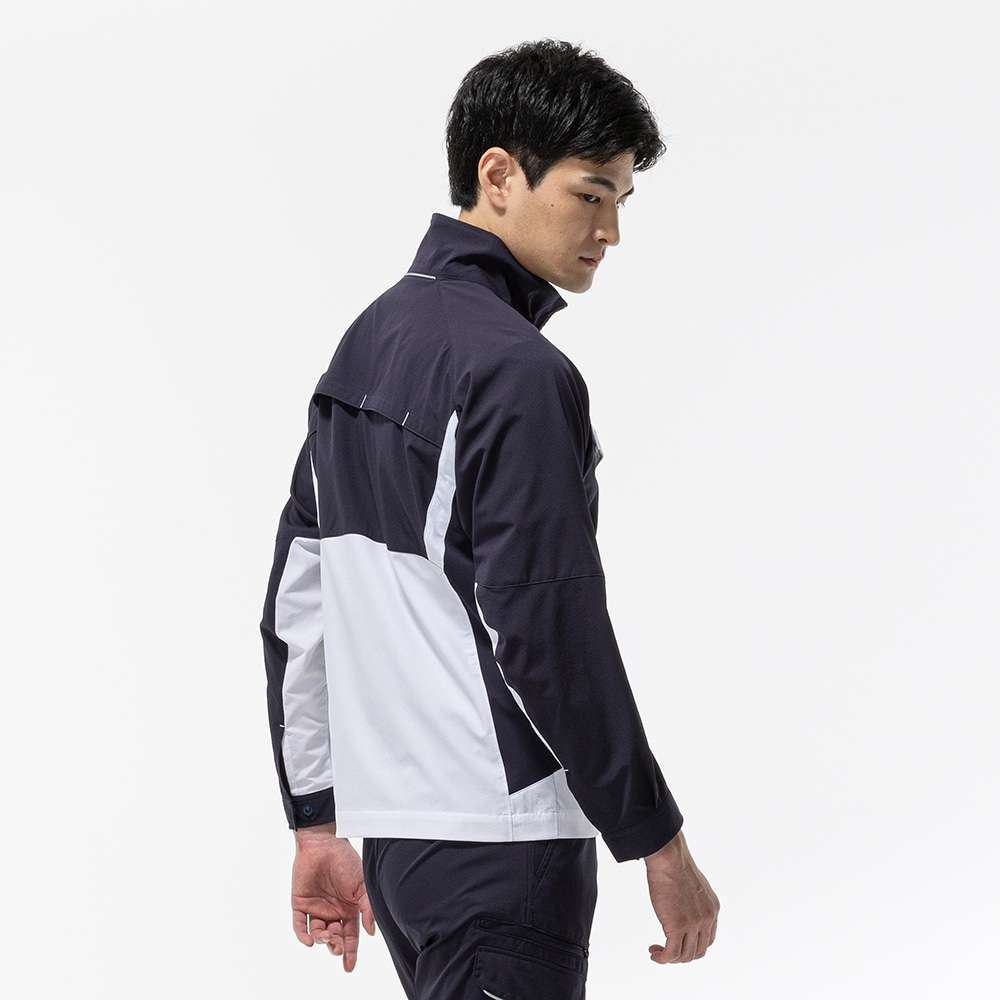 ワークジャケット ストレッチ(ネーム刺繍対応／制電／春夏用