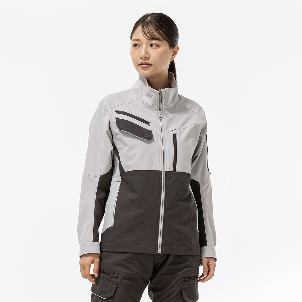 ワークジャケット ストレッチ(制電)|F2JEC111|ウエア|ワーキング用品