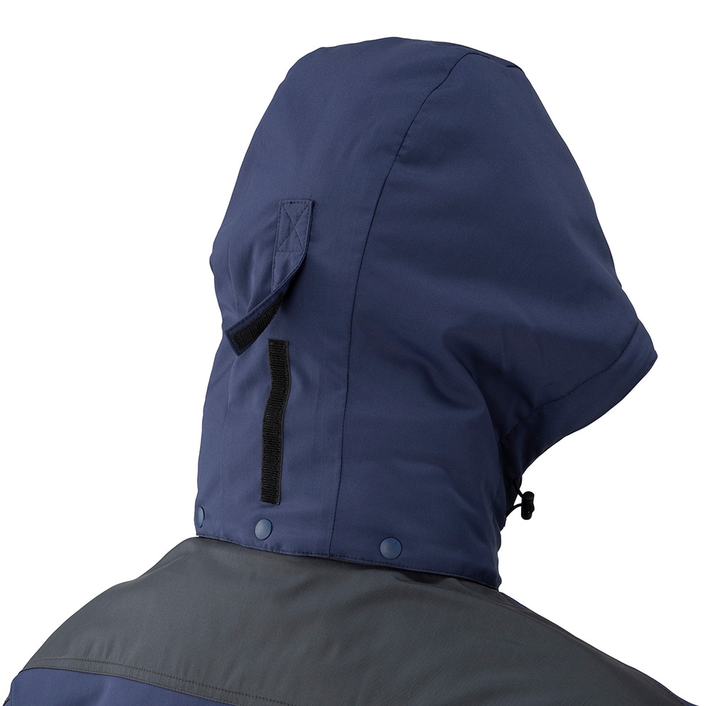 吸湿発熱】ブレスサーモ中綿ブルゾン(エコ素材／ミドル丈)|F2JEC910