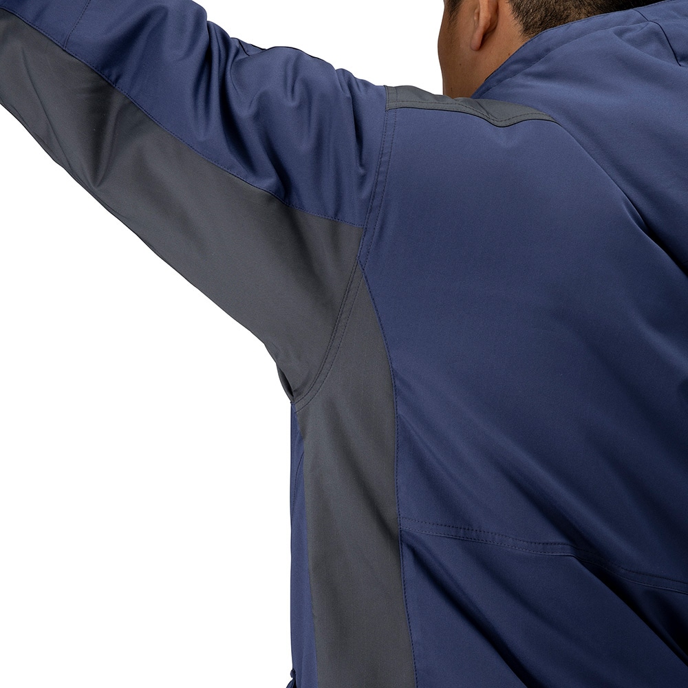 吸湿発熱】ブレスサーモ中綿ブルゾン(エコ素材／ミドル丈)|F2JEC910