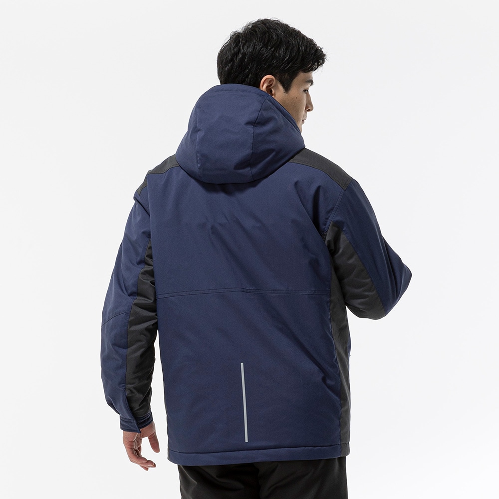 吸湿発熱】ブレスサーモ中綿ブルゾン(エコ素材／ミドル丈)|F2JEC910