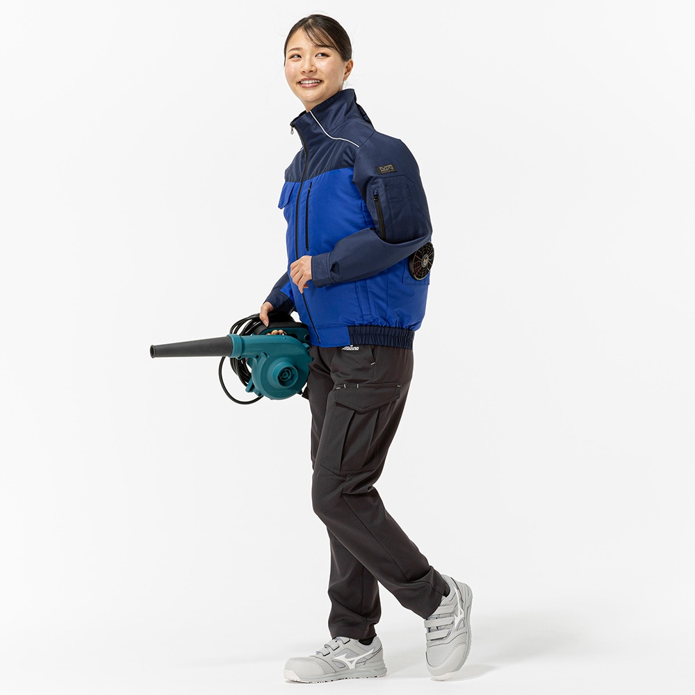 ミズノ MIZUNO エアリージャケットTOUGH柱上作業用フルハーネス対応モデル(ファン・バッテリー・フルハーネス型安全帯別売り) (H2WARH33) エアリージャケットTOUGH＜柱上作業用フルハーネス対応＞(ファン