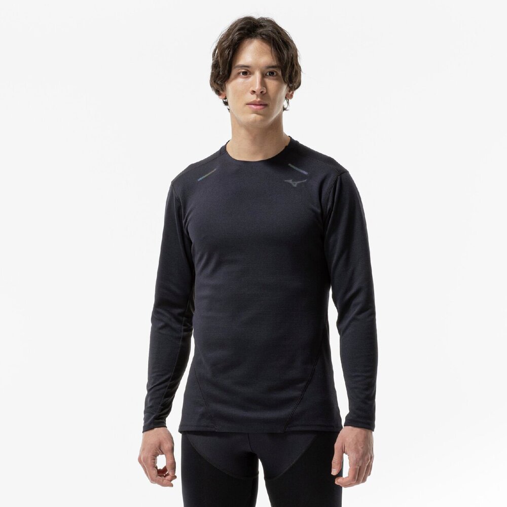 MIZUNO ブレスサーモ サーマルメッシュクルーネックプルオーバーシャツ