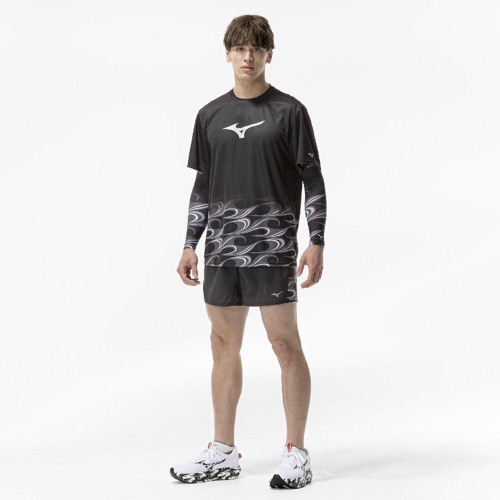 サイクルウェア　ミズノ　使用回数わずか&未使用 ミズノ直営限定】クイックドライTシャツ|J2MAD601|ウエア|ランニング