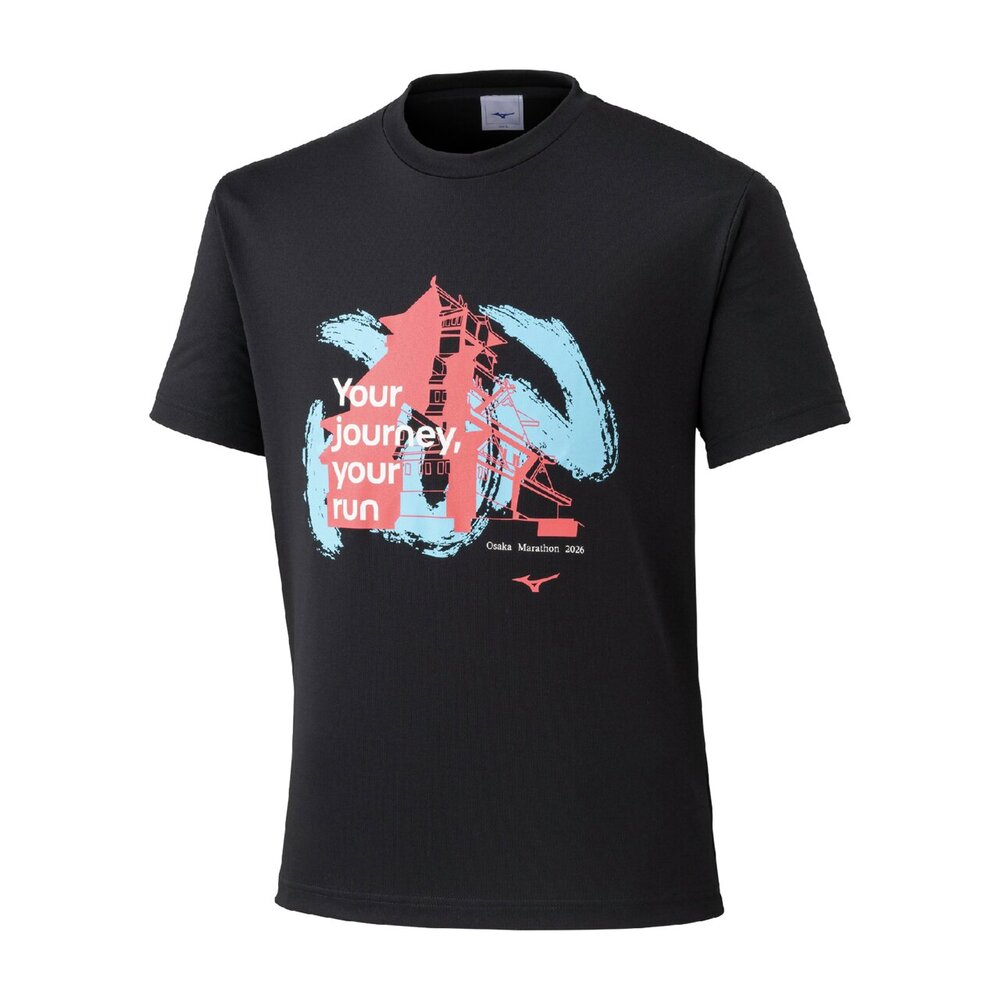 大阪マラソン2026】大会記念Tシャツ(オーロラ)|J2MADY55|ウエア