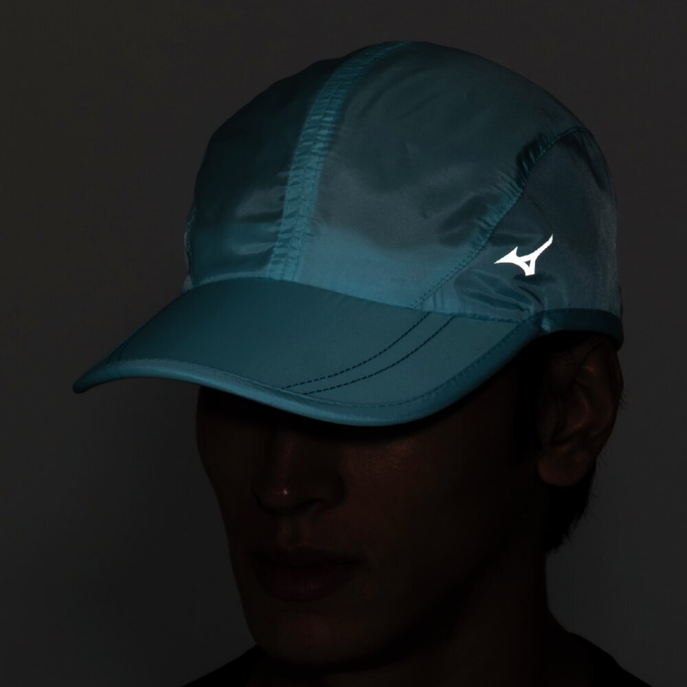 夜も使える再帰反射付きランニングキャップ|J2MW8501|アクセサリー
