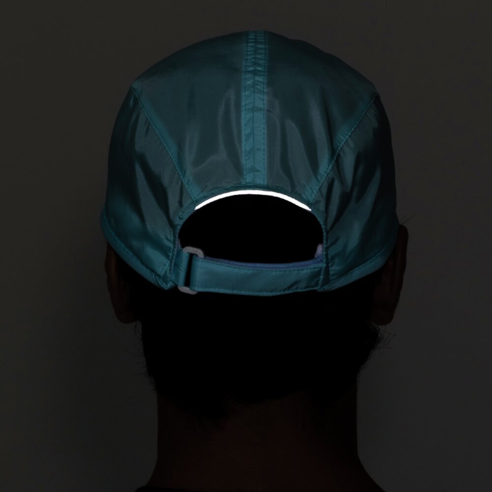 夜も使える再帰反射付きランニングキャップ|J2MW8501|アクセサリー