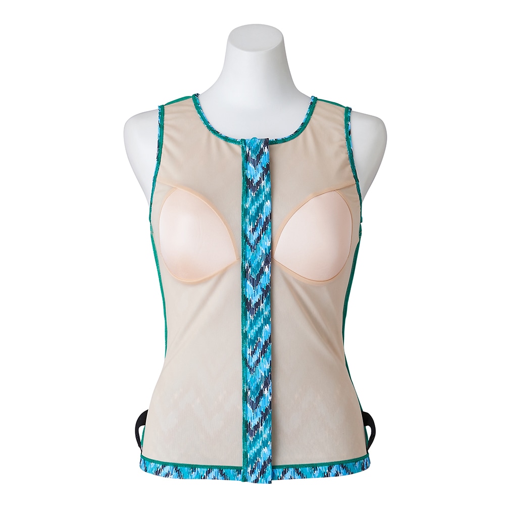 アクアフィットネス用トップス(ボタン付)|N2JAB335|フィットネス